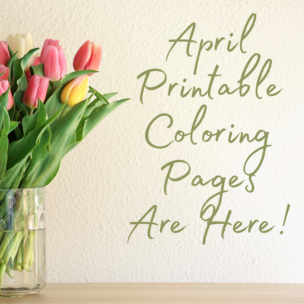 April Printable 2 - Coloring Book Zone
