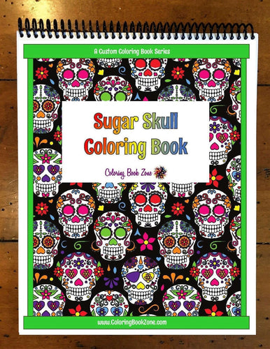 2016 Limited Edition Sugar Skulls Spooky Collection - Coloring Book Zone