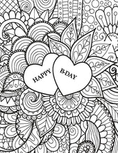 A Birthday Coloring Book Just for You! - Live Your Life in Color Series - Coloring Book Zone