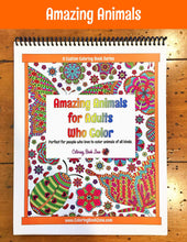 Amazing Animals for Adults Who Color - Live Your Life in Color Series - Coloring Book Zone