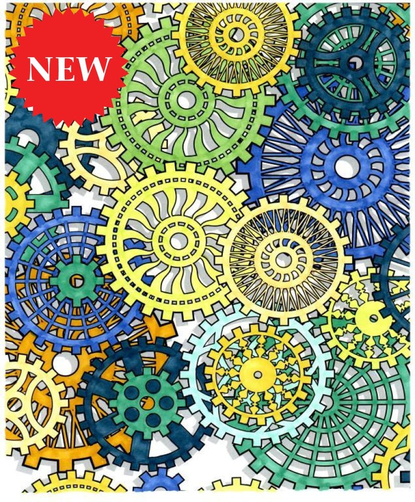 Color Away Your Stress - Live Your Life in Color Series – Coloring Book