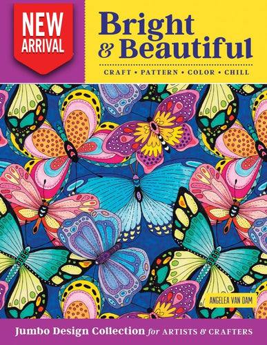 Hello Angel Bright & Beautiful Jumbo Design Collections for Artists & Crafters - Coloring Book Zone