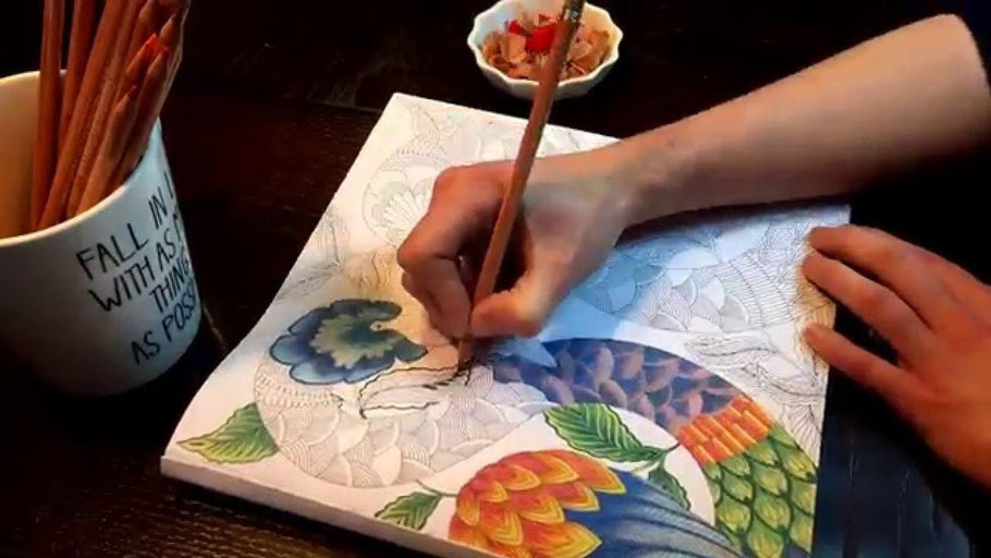 How to relax with a coloring book