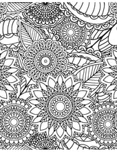 Calming Patterns for Adults Who Color - Live Your Life in Color Series - Coloring Book Zone