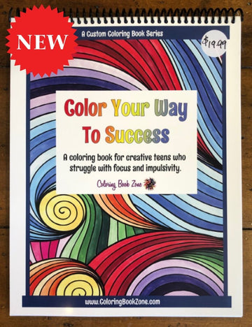 Medium Designs for Adults Who Color - Live Your Life in Color Series – Coloring  Book Zone