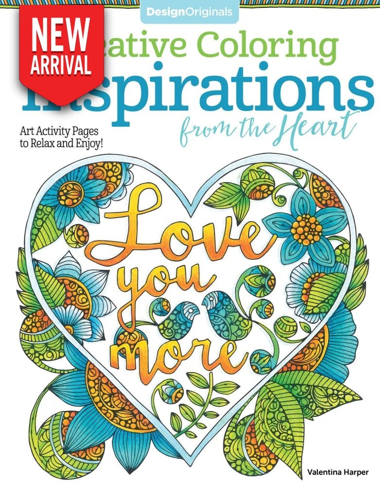 Creative Coloring Inspirations From the Heart - Coloring Book Zone