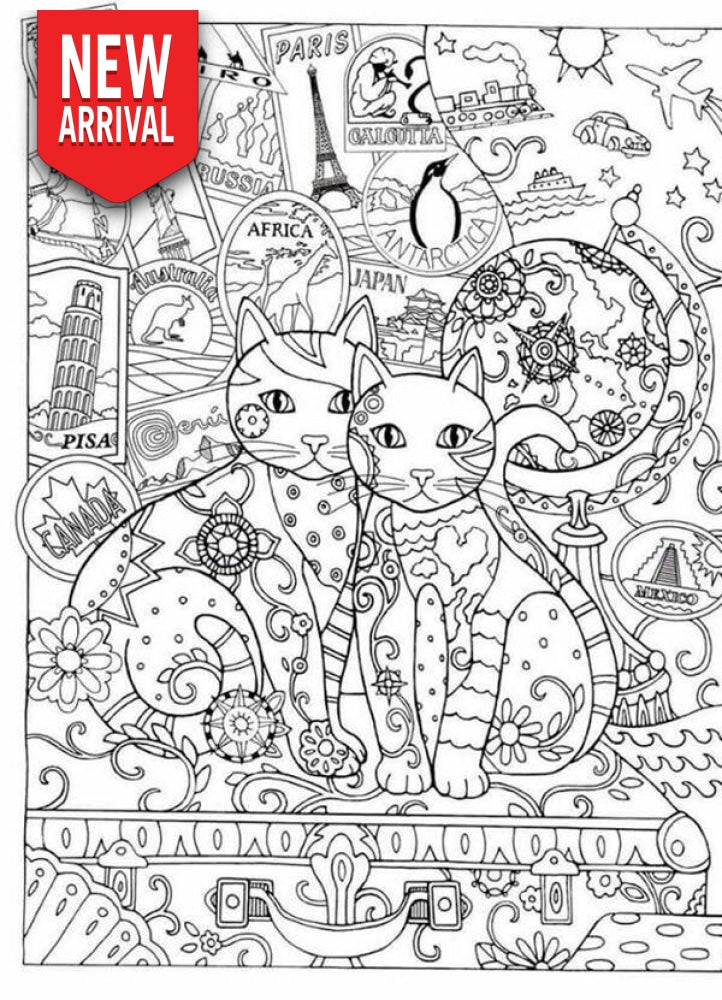 Creative Haven Creative Cats Coloring Book [Book]