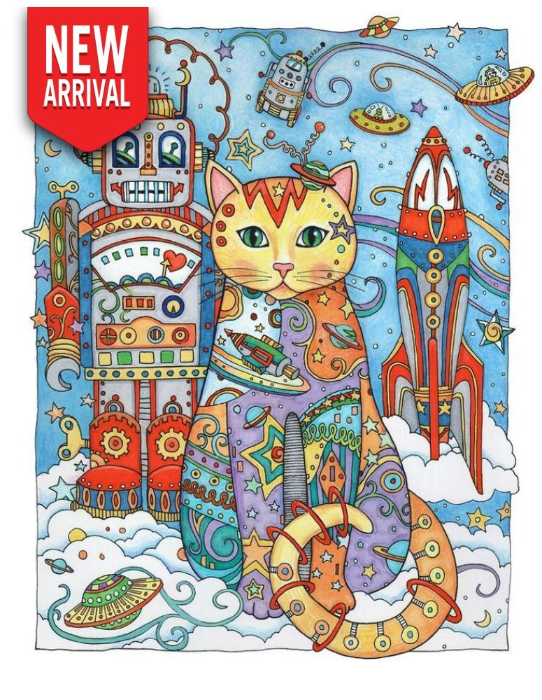 Creative Haven Creative Cats Coloring Book Zone