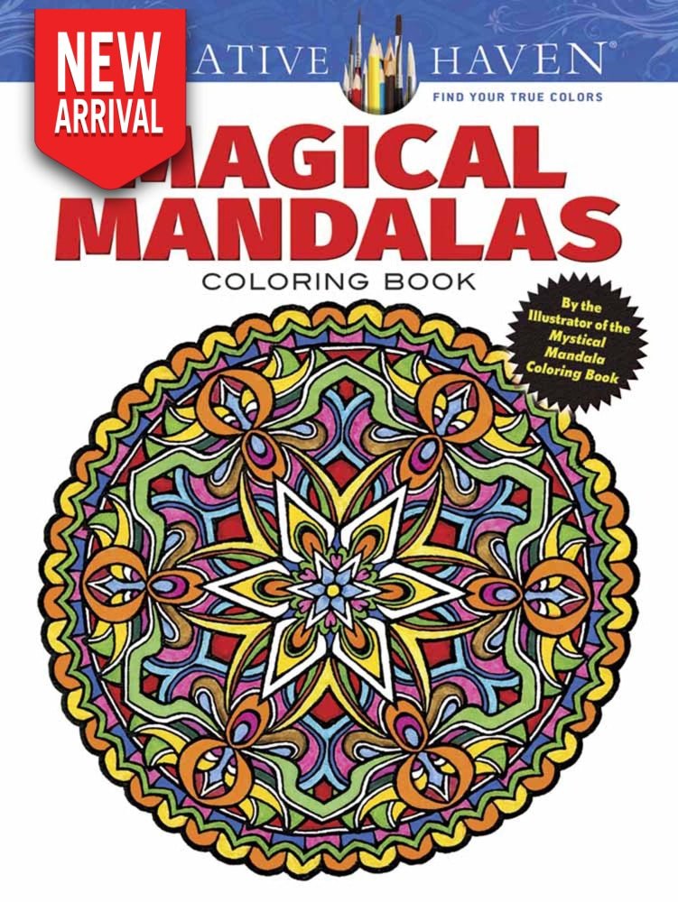 Creative Haven Magical Mandalas - Coloring Book Zone