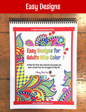 Easy Designs for Adults Who Color - Live Your Life in Color Series - Coloring Book Zone
