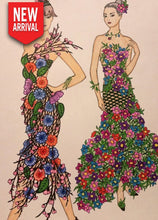 Flower Fashion Fantasies - Coloring Book Zone