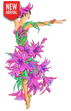 Flower Fashion Fantasies - Coloring Book Zone