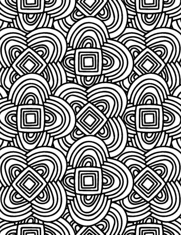 Geometric Designs for Adults Who Color - Live Your Life in Color Serie – Coloring  Book Zone