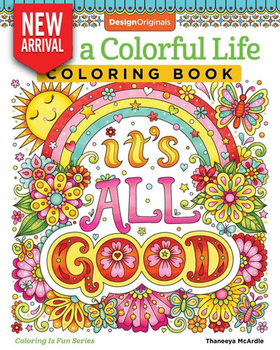 Live a Colorful Life Coloring Book - Coloring Book Zone