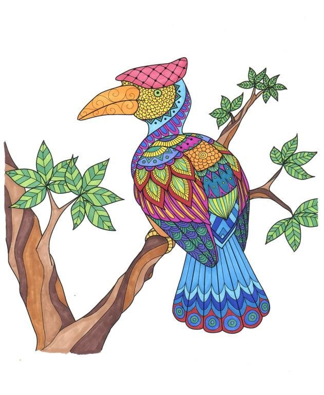 Amazing Animals for Adults Who Color - Live Your Life in Color Series - Image 8