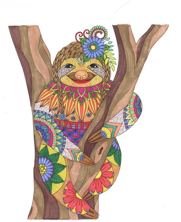 Amazing Animals for Adults Who Color - Live Your Life in Color Series - Image 4