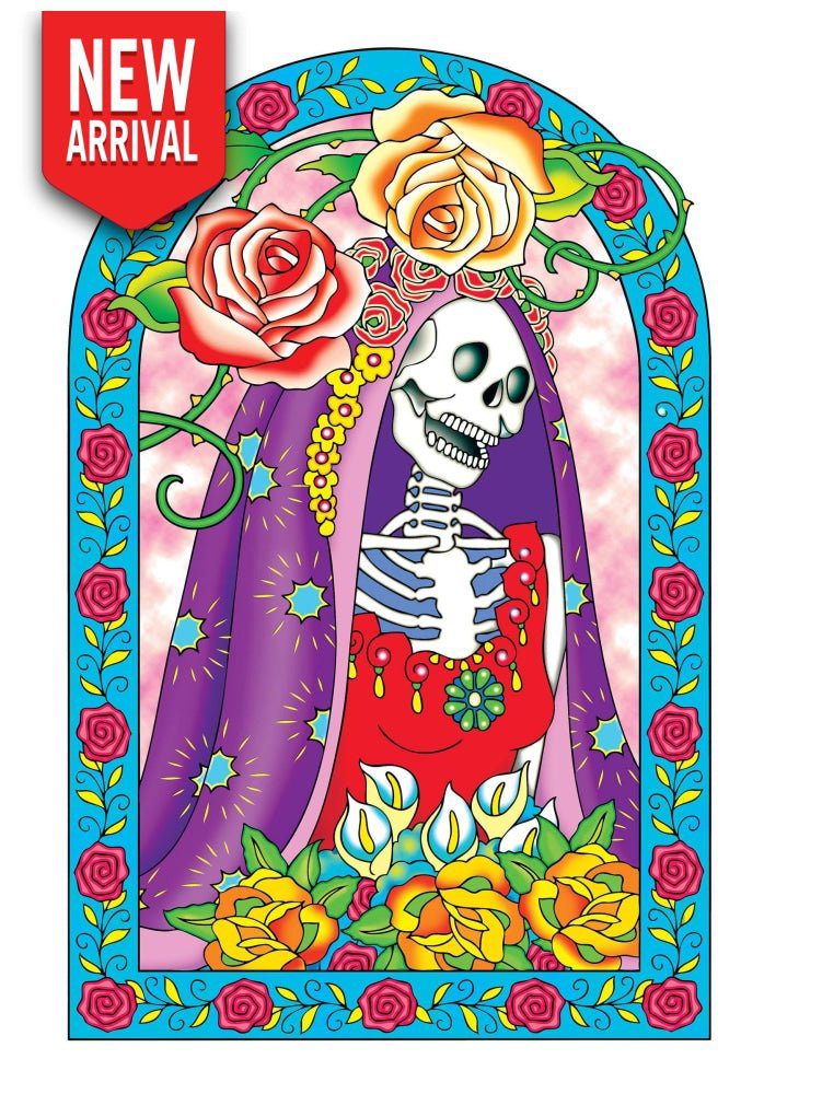 Creative Haven Day of the Dead Coloring Book - Image 2