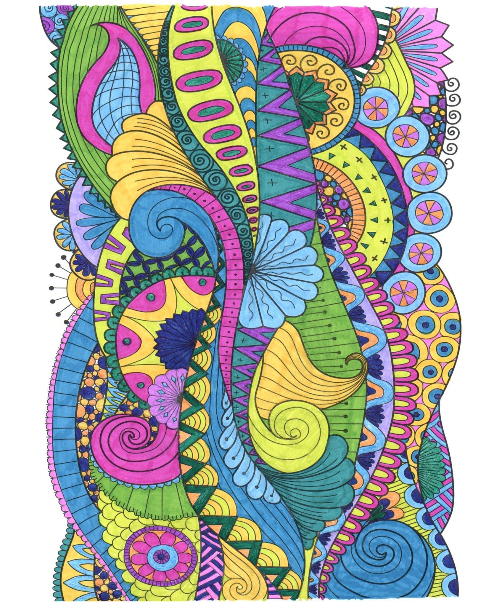 Extreme Designs for Adults Who Color - Live Your Life in Color Series - Image 2