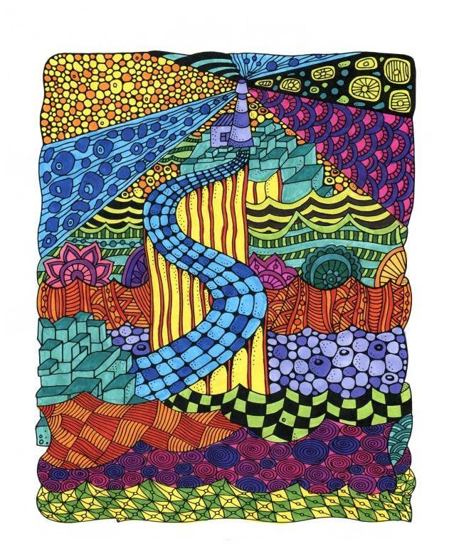 Extreme Designs for Adults Who Color - Live Your Life in Color Series - Image 4