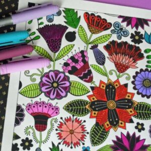 Floral Coloring Books